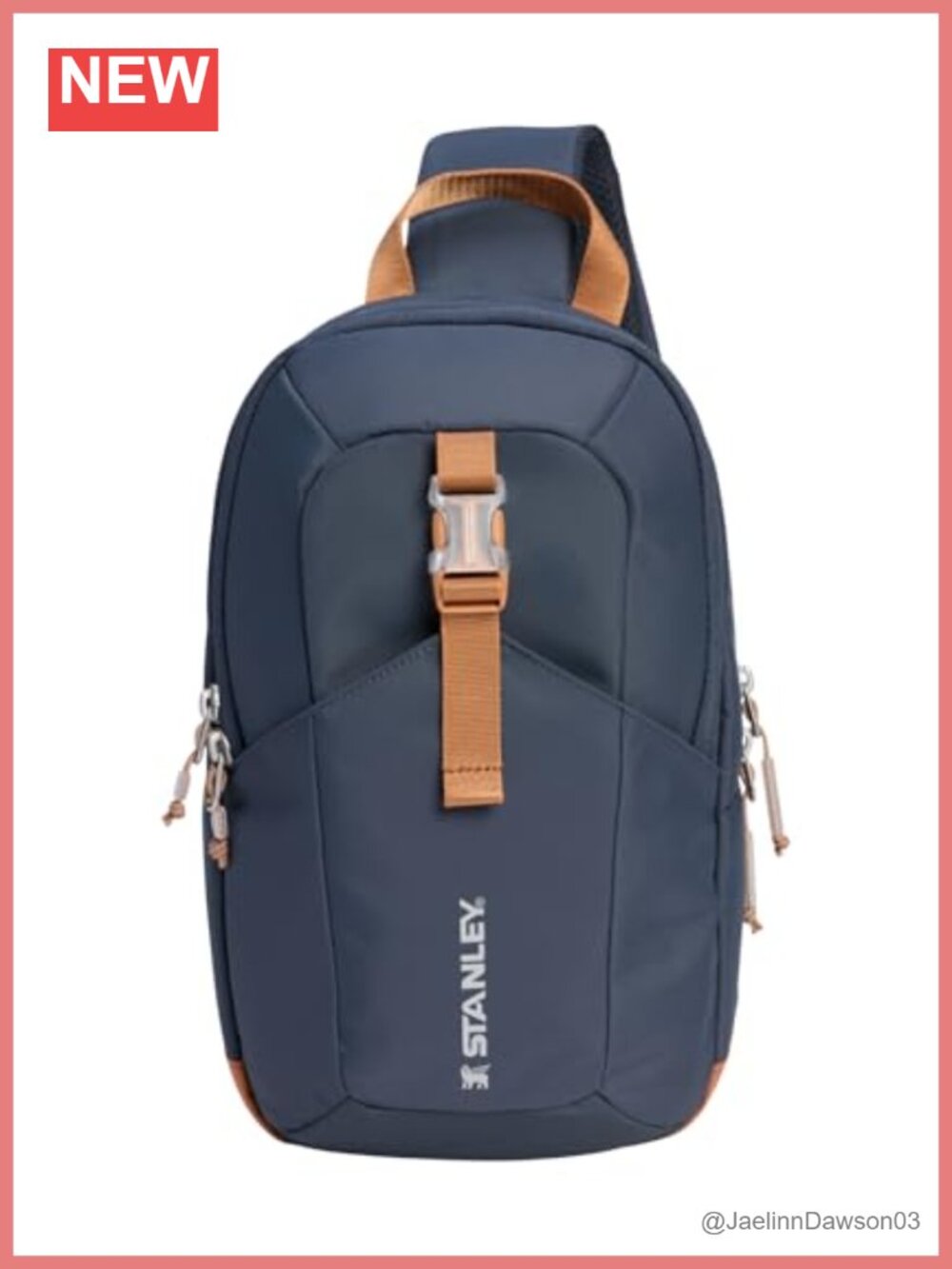 Hydration Crossbody Bag Sling with Drinkware Compartment, Adjustable Strap,